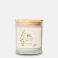 Be Still Candle Frosted Glass (Hand Poured 11 oz)