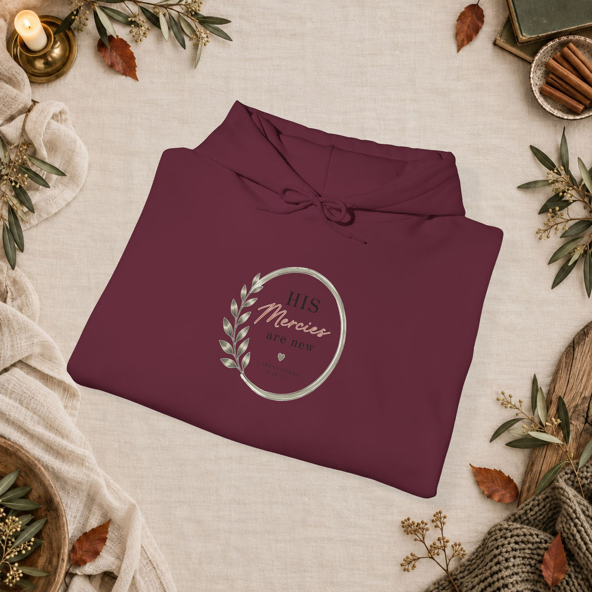 His Mercies Are New - Wild Root Hoodie