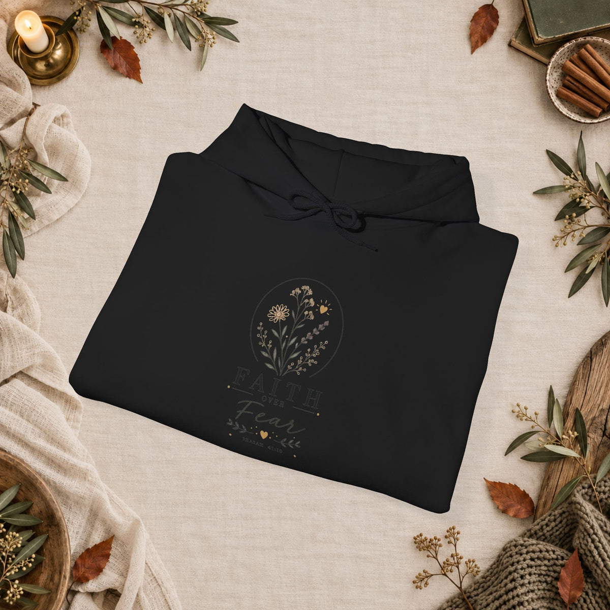 Faith Over Fear -Wild Root Hoodie