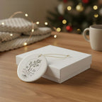 Wild Olive Branch - Ceramic Decoration Ornament, (1pc)