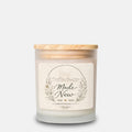 Made New  Frosted Glass Candle (Hand Poured 11 oz)