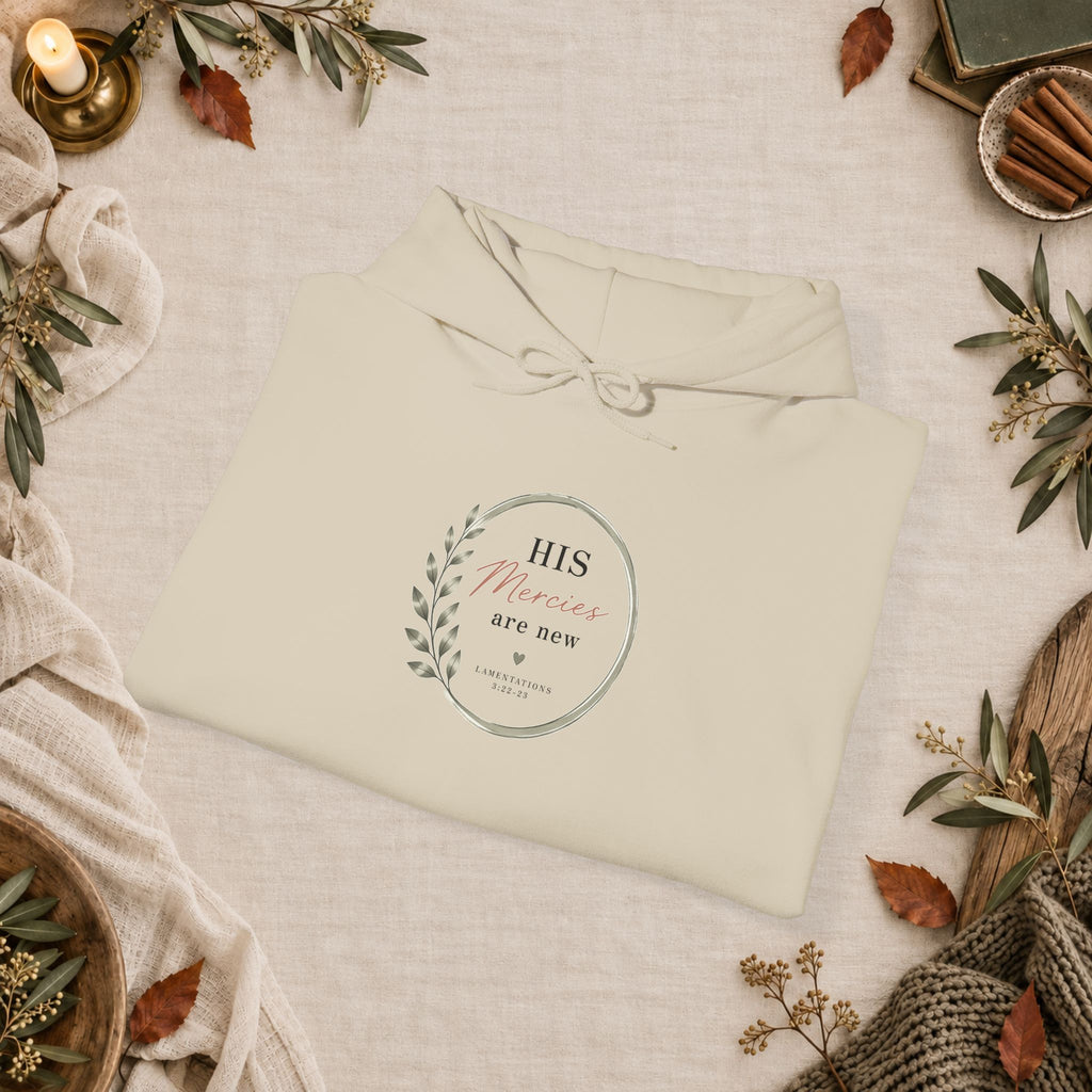 His Mercies Are New - Wild Root Hoodie