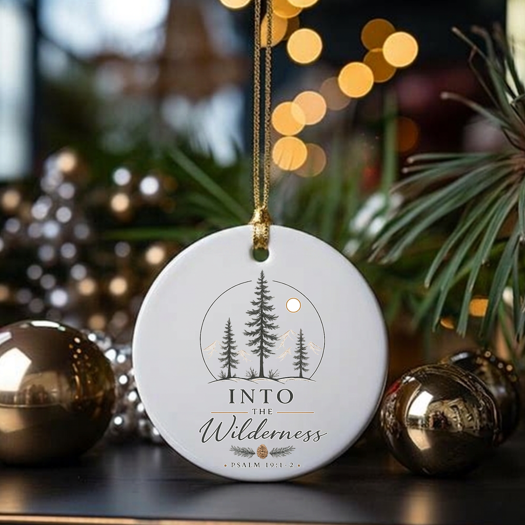 Into The Wilderness - Ceramic Decoration Ornament, (1pc)