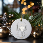 Find Your Wild - Ceramic Decoration Ornament, (1pc)
