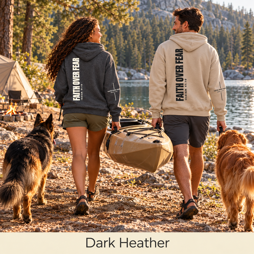 Faith Over Fear Isaiah 41:10 -Unisex Hoodie