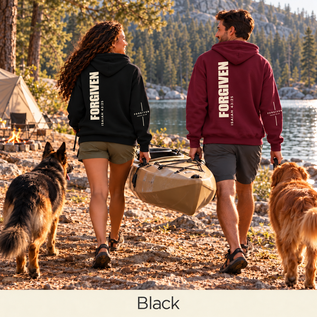 Forgiven Isaiah 43:25 - Unisex Hoodie