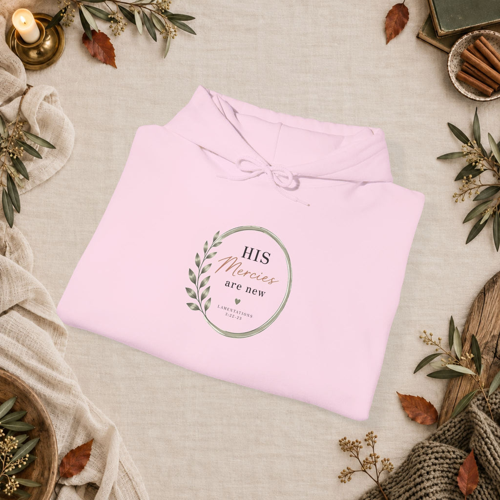 His Mercies Are New - Wild Root Hoodie