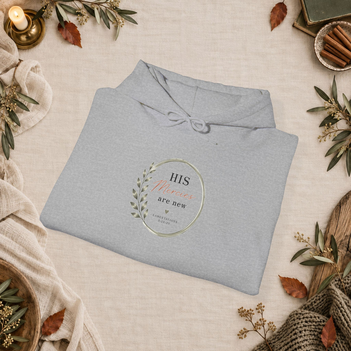 His Mercies Are New - Wild Root Hoodie
