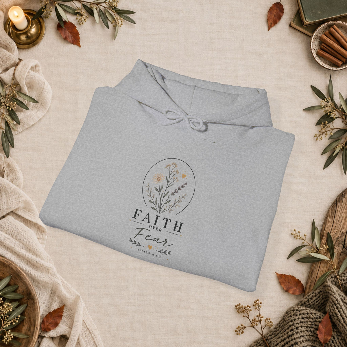 Faith Over Fear -Wild Root Hoodie