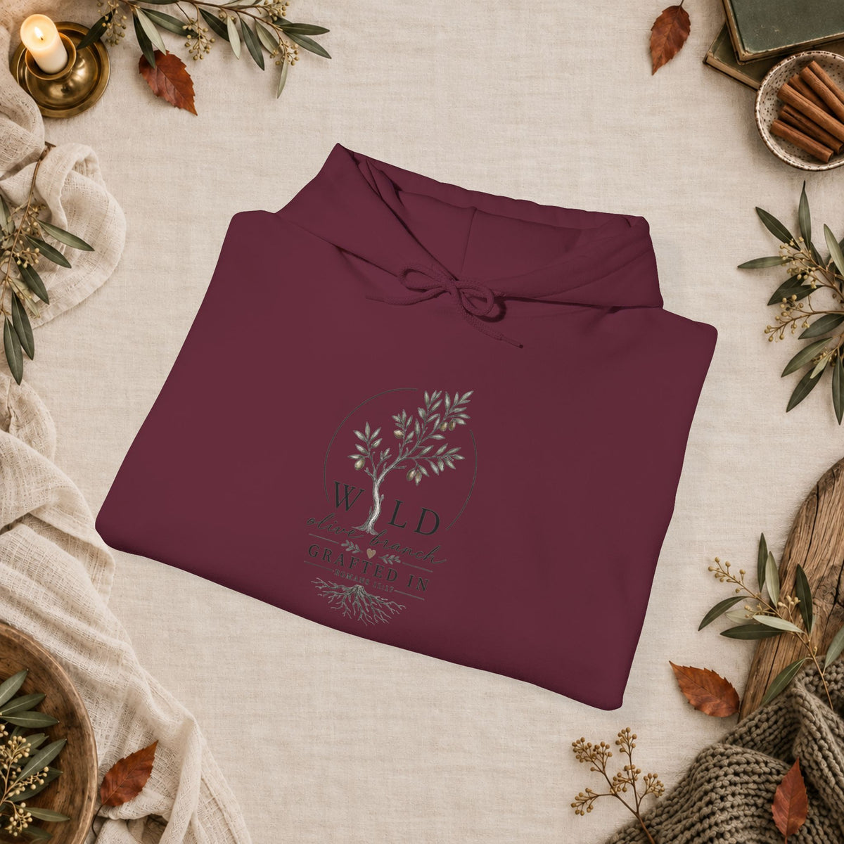 Wild Olive Branch - Wild Root Hoodie