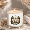 The Word Became Flesh Clear Glass Candle 12.5oz