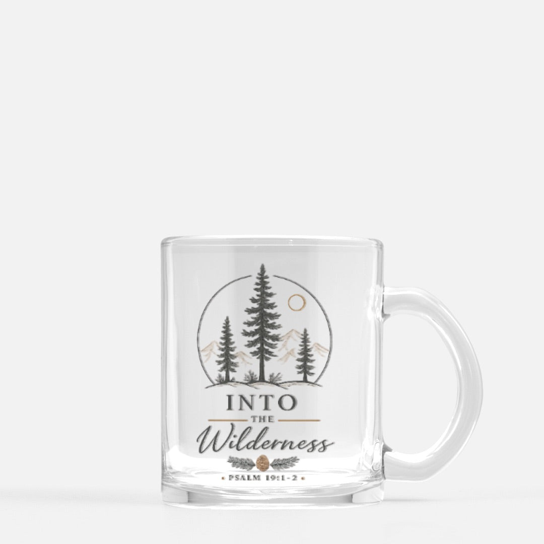 Into The Wilderness Glass Mug