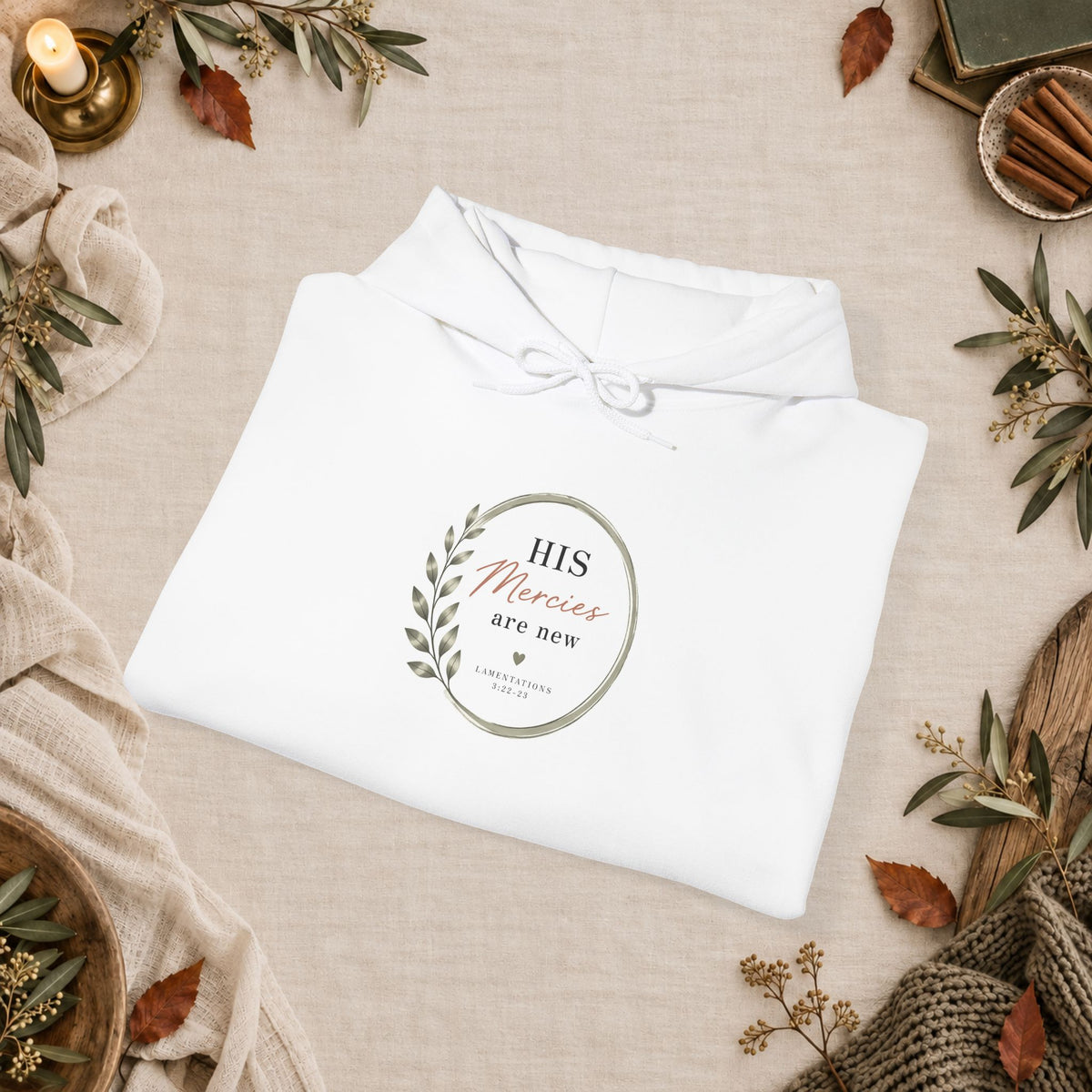 His Mercies Are New - Wild Root Hoodie