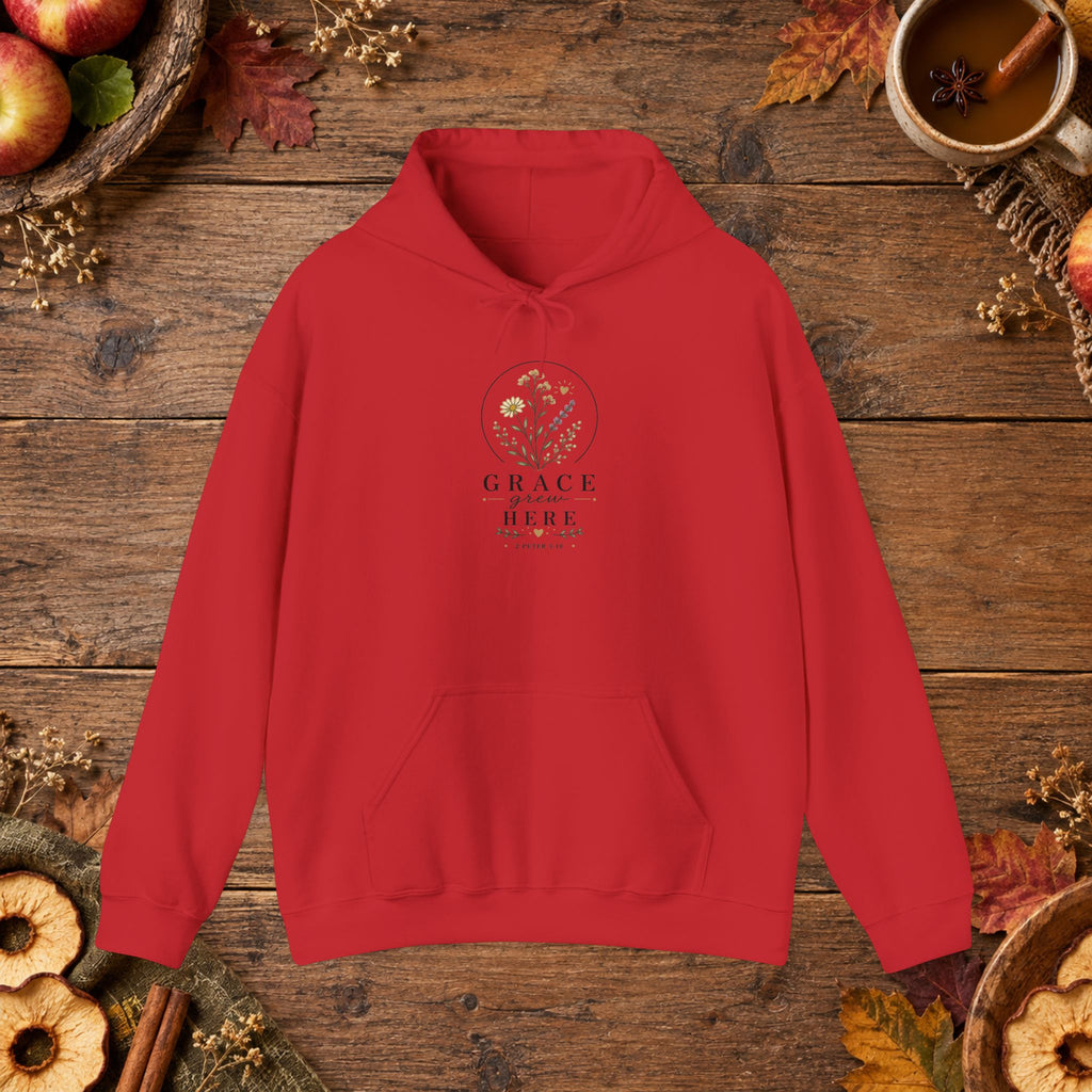 Grace Grew Here- Wild Root Hoodie