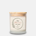 His Mercies Are New Candle Frosted Glass (Hand Poured 11 oz)