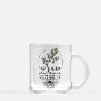 Wild Olive Branch Grafted In Glass Mug
