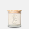 Faith Over Fear Candle Frosted Glass (Hand Poured 11 oz)