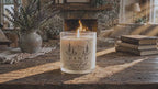 Find Your Wild Candle Frosted Glass (Hand Poured 11 oz)