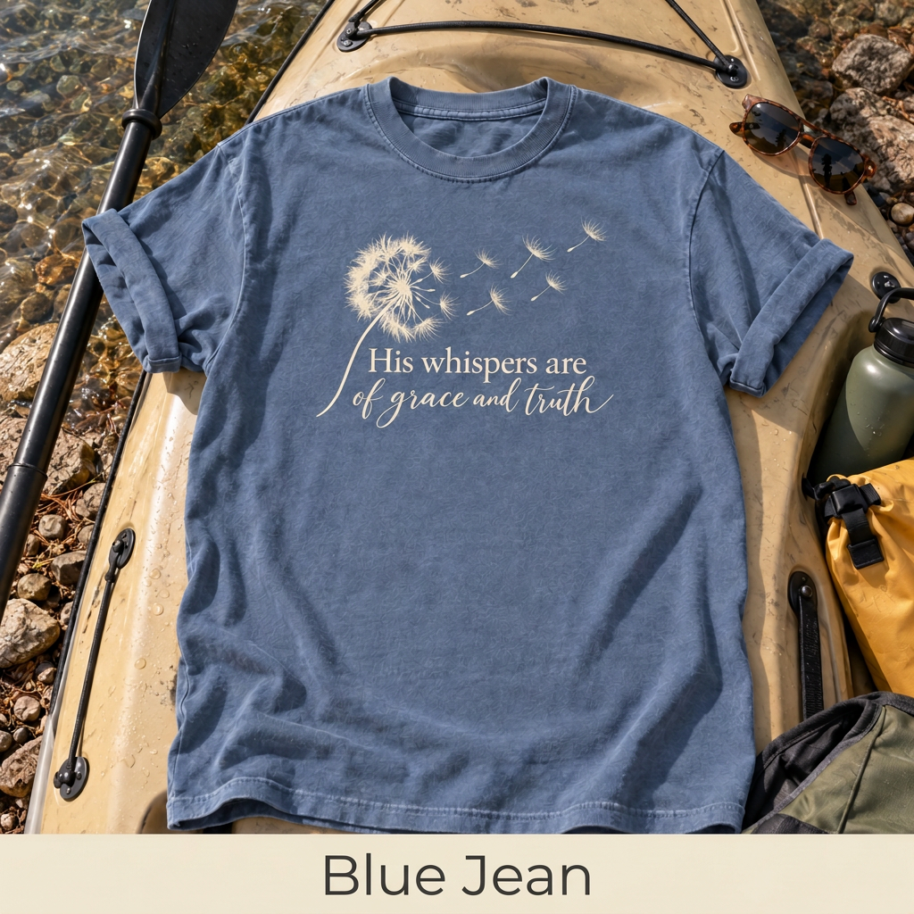 Whispers Blue Jean labeled mockup